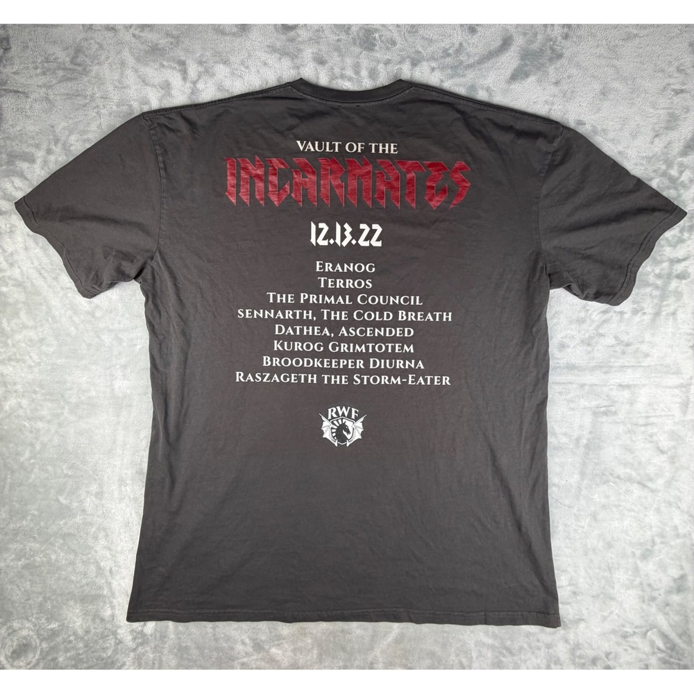 Team Liquid T-Shirt Mens 3XL Gray Excellent WoW Race to World First RWF Dragon - Picture 6 of 7